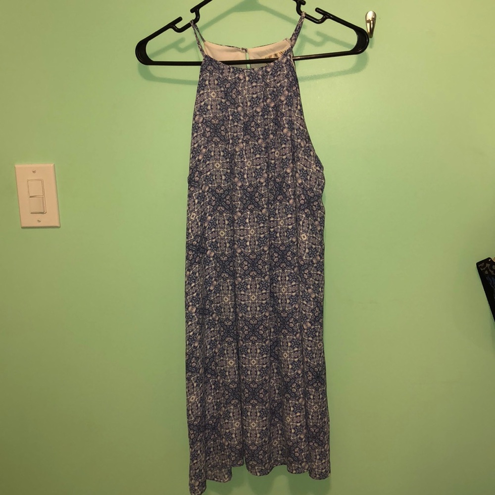 Purple straight dress